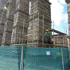 Cuenta atrás para la retirada de la Virgen del Acueducto