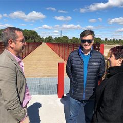 Concluye la conversión en vía verde de 71km de la vieja línea de tren a Olmedo