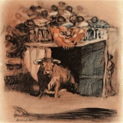 Postales de Segovia: ‘Las Capeas’. Ilustraciones de Martínez de León, textos de Eugenio Noel