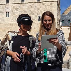 Tefónica ensaya un recorrido turístico por Segovia en ‘realidad aumentada