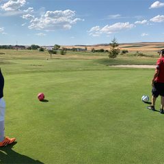 Cuéllar estrena el primer campo de footgolf de la provincia