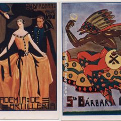 Postales de Segovia: Concurso carteles Santa Bárbara 1923