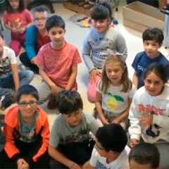 Regalazo de la escuela de La Lastrilla a Efecto Mariposa