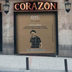 Dyc alquila las persianas cerradas de los bares para apoyar a la hostelería