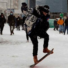 Cuando haces el “gilinieves”