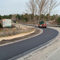 Renovación del firme en la conexión de Hontalbilla con la A-601
