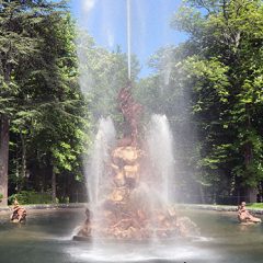 Las fuentes de La Granja correrán de nuevo en Semana Santa