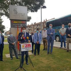 La Junta estrena autobús gratuito a demanda para la comarca de Cantalejo