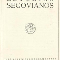 Estudios Segovianos edita su volumen LXIII