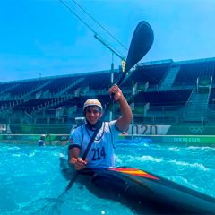 Llorente debuta en los JJOO y pasa a las semifinales de slalom K1