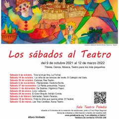 Teatro infantil de octubre a marzo en Paladio Teatro