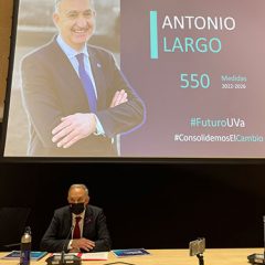 Antonio Largo gana las elecciones a rector de la UVA