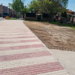 Palazuelos acera Parque Robledo e inicia la pavimentación del “barrio viejo”