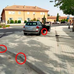 “Una chapuza” en el acceso a Robledo, que se estrena con accidente