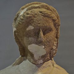 La cabeza de mujer romana hallada en los Almadenes encuentra su cuerpo