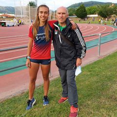 Antonio e Idaira Prieto, padrinos de la carrera y marcha popular de Caja Rural
