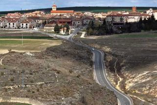 El viento y la lluvia derriban un edificio en Zamarramala
