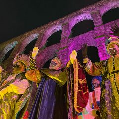Pirotecnia y tres espectáculos para la cabalgata de Reyes de Segovia