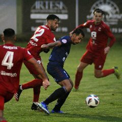 La Gimnástica Segoviana despide el año en la Albuera con una sufrida victoria sobre el colista, Diocesano