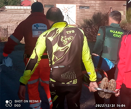 Un herido en accidente de bici en <h3 class='enlacePalabraNoticia'>Riaza</h3> y escasos incidentes durante la Nochevieja