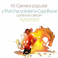 El artista Luis Moro, diseña la imagen de la XII Carrera Popular y Marcha Solidaria Caja Rural