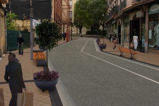 La calle Buitrago reabrirá al tráfico la próxima semana