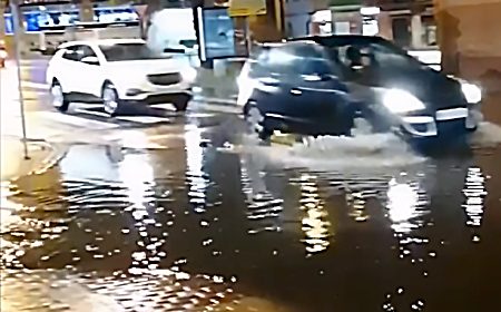 La intensa lluvia causa problemas de movilidad en diferentes puntos de Segovia