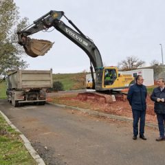 Avanzan las obras de la depuradora de Palazuelos