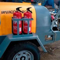 Diputación: 38 municipios incorporan motobombas contra incendios