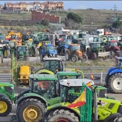 La tractorada en Segovia se diluye en una jornada marcada por la tranquilidad