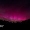 Una insólita aurora boreal sobre el Guadarrama