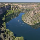 El Duratón vuelve a crecer y pone en alerta a los municipios ribereños