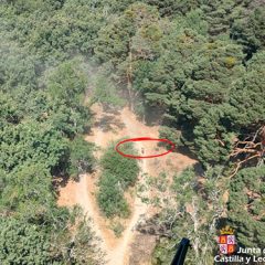 La Granja: rescatada en helicóptero una senderista de 64 años lesionada en el tobillo
