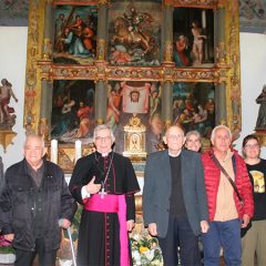 La iglesia de Anaya presenta la restauración de su retablo mayor
