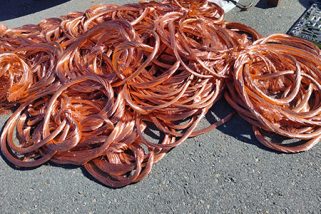 Detenidos por robar cobre por valor de 72.000 euros en Valverde del Majano