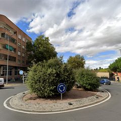 Un herido tras un choque en la glorieta Victoriano Hernando