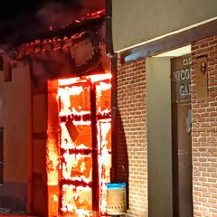 Arde un pajar en pleno Valverde del Majano