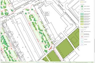 El avance de las obras en las plazas de Nueva Segovia permite la apertura parcial de aparcamientos