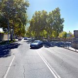 Un motorista herido en un accidente en la avenida Padre Claret