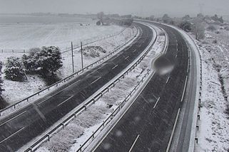 Heladas y nieve ponen a Segovia en aviso