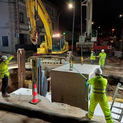 Las obras del socavón en San Rafael terminarán el fin de semana