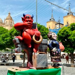 La leyenda del Acueducto, protagonista del ninot que se quemará en la Noche de San Juan