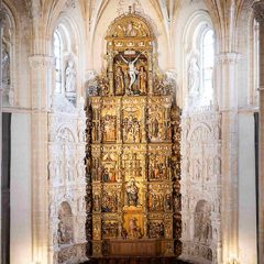 Finaliza la restauración del retablo mayor del Monasterio de El Parral