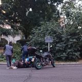 Un herido tras chocar en patinete en la glorieta Dionisio Duque