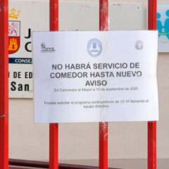 Carbonero arranca el curso sin servicio de comedor escolar