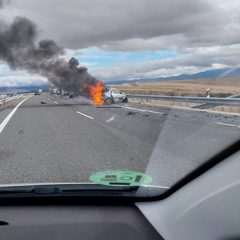 Dos muertos tras chocar un camión y un turismo en la A-601, a la altura de Encinillas