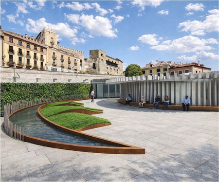 Arrancan las obras del Centro de Interpretación del Acueducto