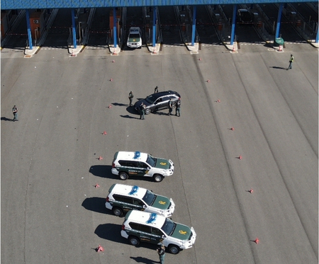 Detenido en el peaje de El Espinar con cocaína y 50 gramos de MDMA