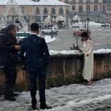 Una nevada “de compromiso” y avisos de heladas para el domingo