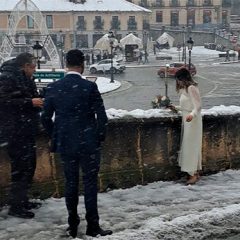 Una nevada “de compromiso” y avisos de heladas para el domingo